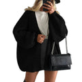 Womens Fall Oversized Cardigan Sweaters, Long Lantern Sleeve Knit Open Front Lightweight Winter Fashion Clothes