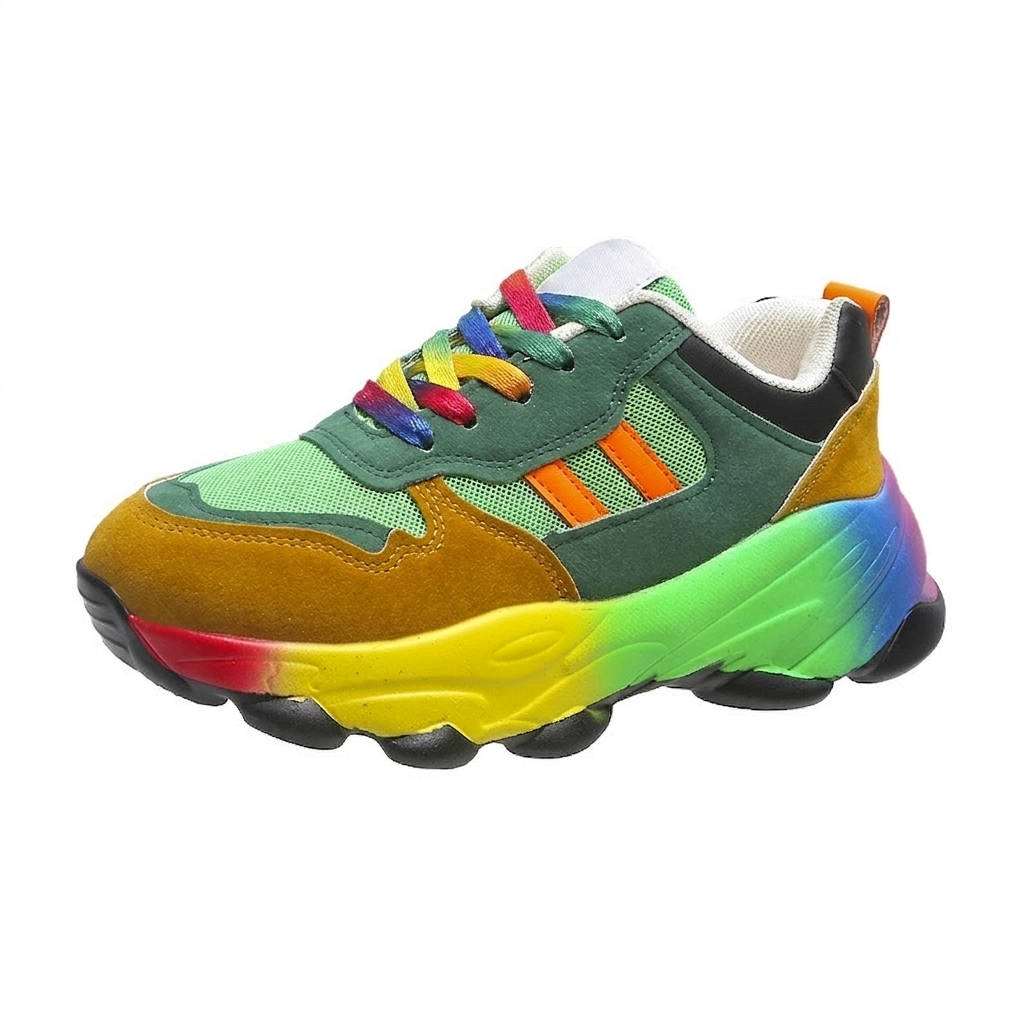 Vibrant Orthopedic Sneakers, Arch Support Comfort Shoes for Walking and Daily Activities