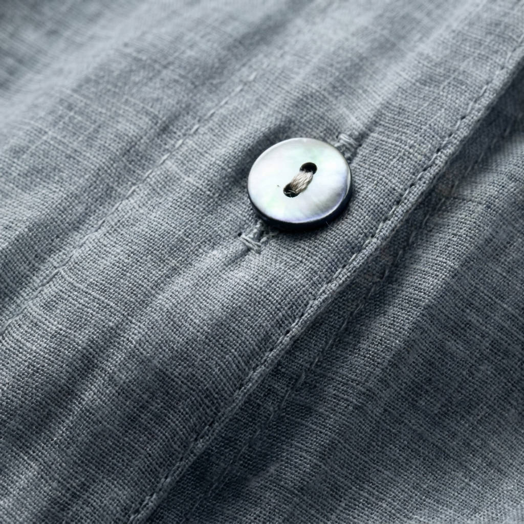 Vintage Button Detail Blouse, Stylish Womens Casual Top for Daily Fashion