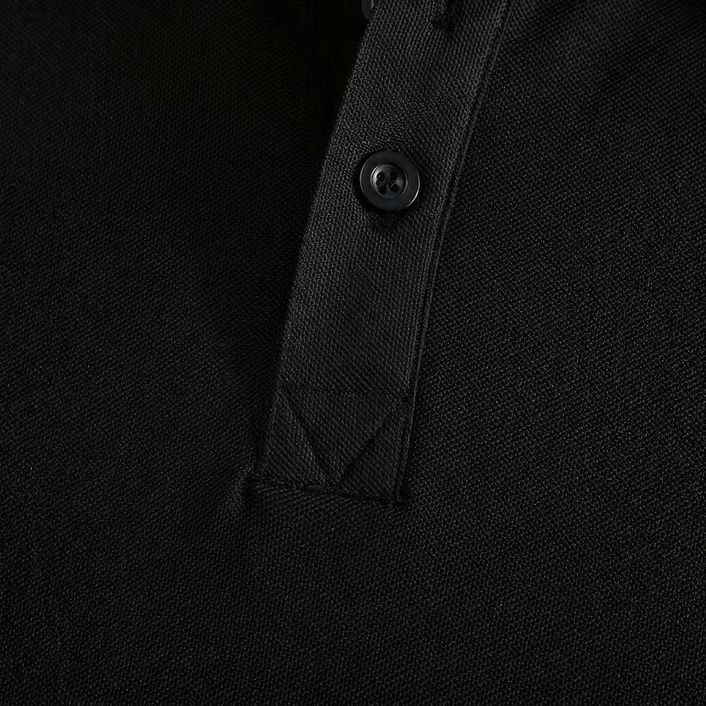 Mens Casual Polo Shirt, Business Casual Short Sleeve Tee, Lightweight Slim Fit Solid Color Polo Top