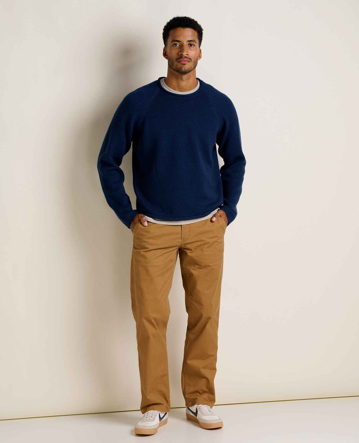Mens Sweater, Rollneck Itch Free Knit