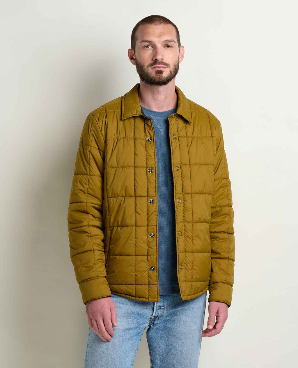Mens Shirt Jacket, Lightweight Water-Resistant