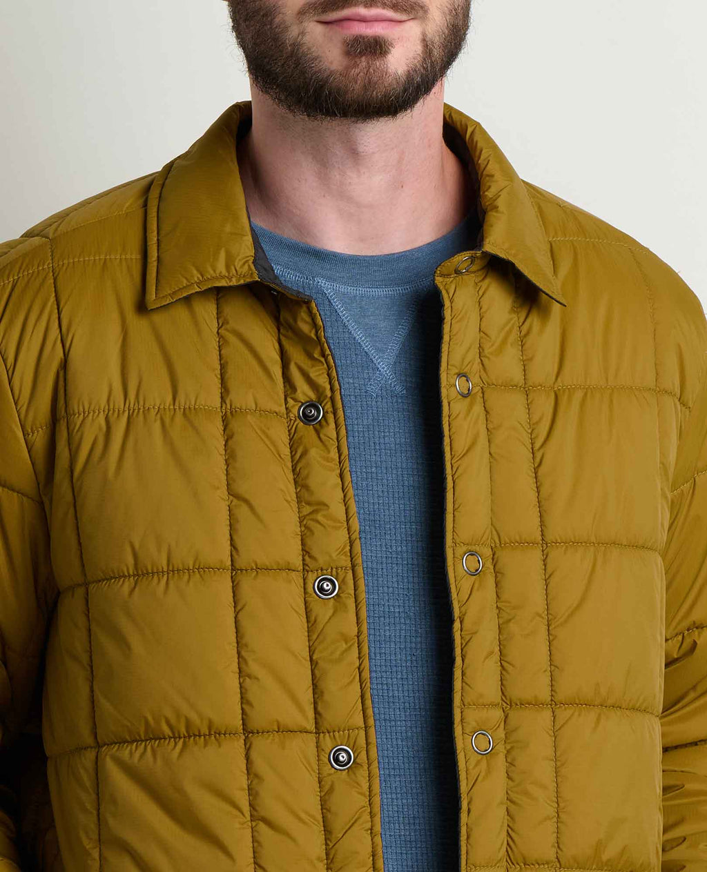 Mens Shirt Jacket, Lightweight Water-Resistant