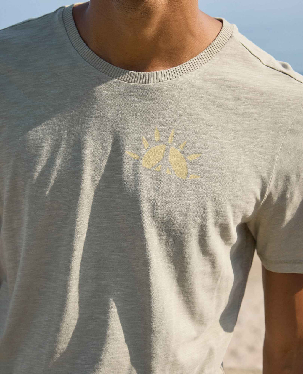 Mens Soft Jersey Crew T-Shirt, Breathable Comfort