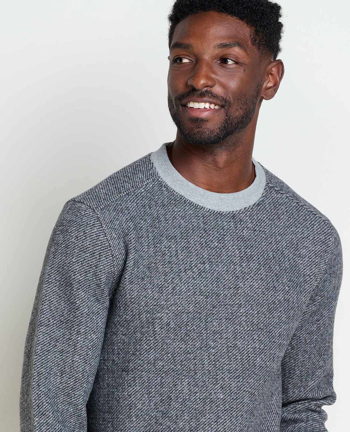 Mens Crew Sweater, Durable Wool Layer