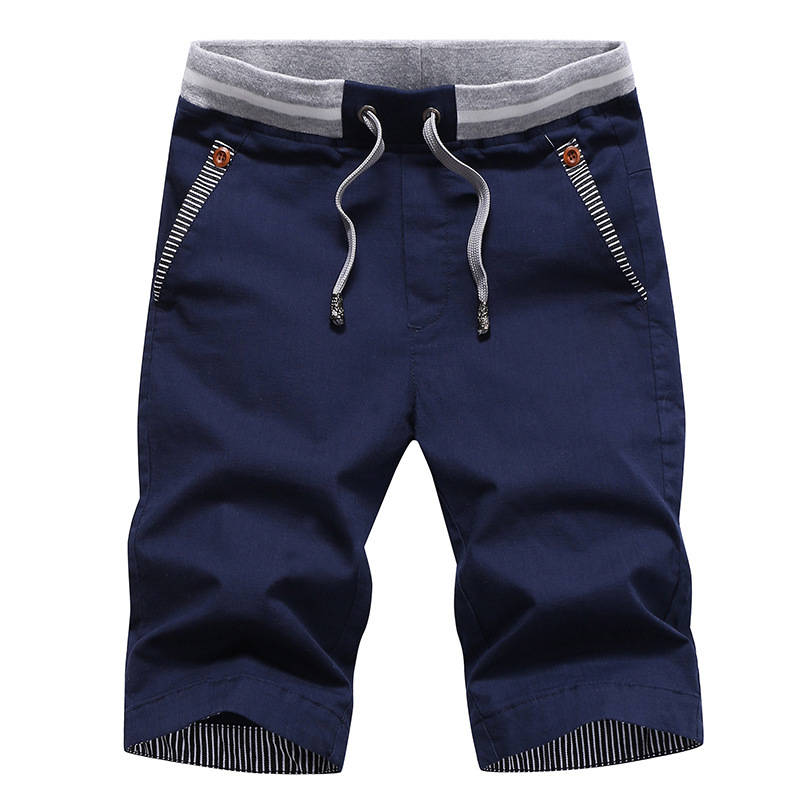 Mens Casual Beach Shorts, Drawstring Summer Swim Trunks, Lightweight Elastic Waistboard Shorts with Pockets