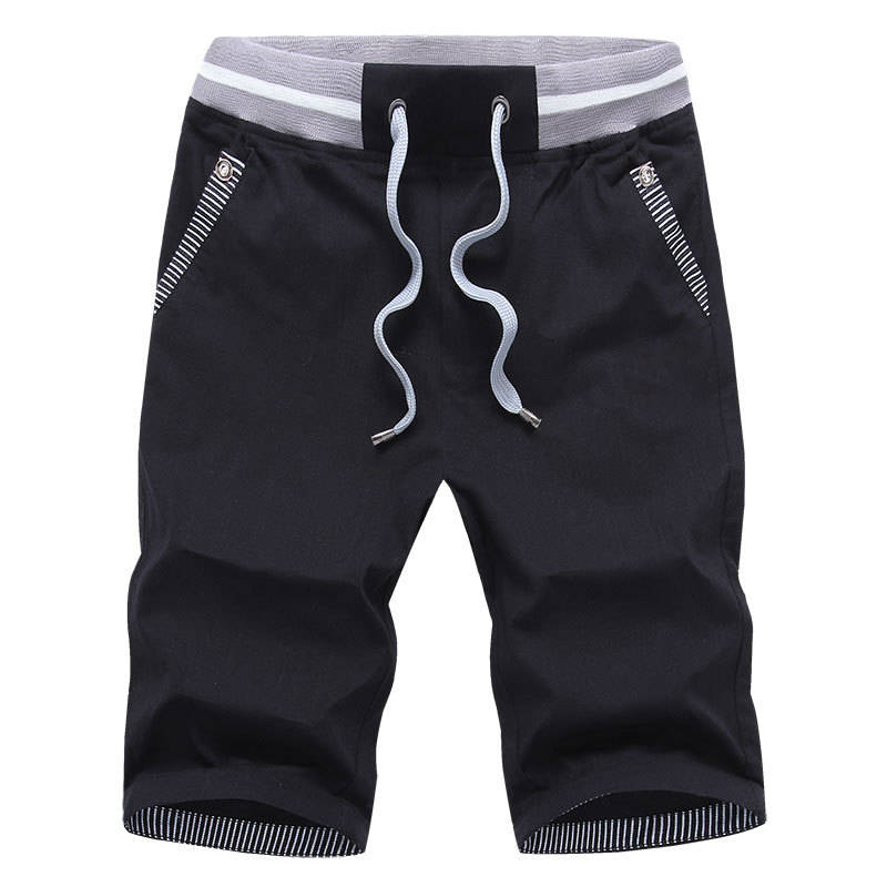 Mens Casual Beach Shorts, Drawstring Summer Swim Trunks, Lightweight Elastic Waistboard Shorts with Pockets