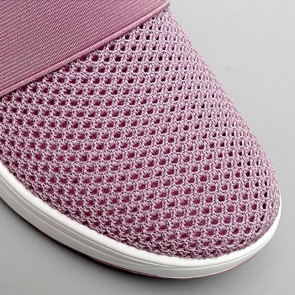 Orthopedic Wedge Sandals with Arch Support and Breathable Mesh, Non-Slip Sole