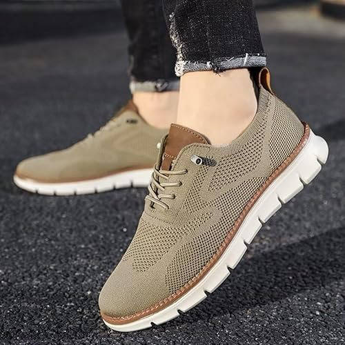 Lightweight Knit Dress Shoes with Wide Toe Box and Cushioned Insole