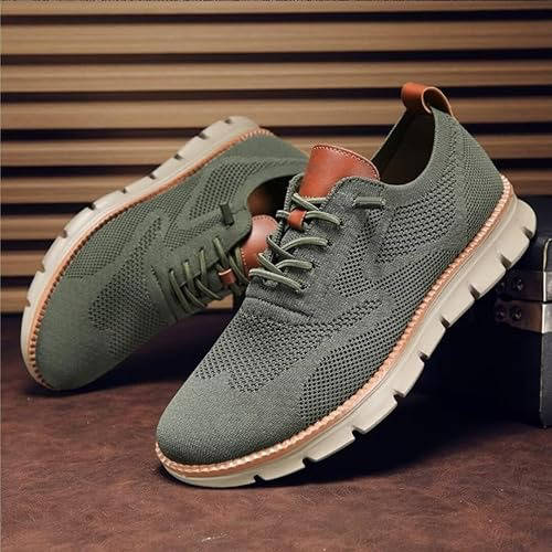 Lightweight Knit Dress Shoes with Wide Toe Box and Cushioned Insole