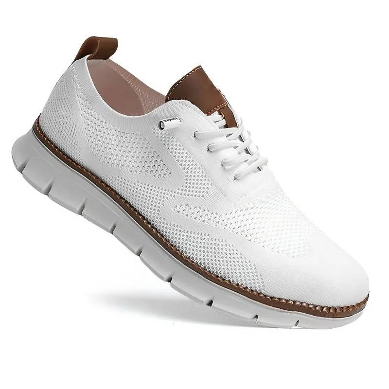 Lightweight Knit Dress Shoes with Wide Toe Box and Cushioned Insole