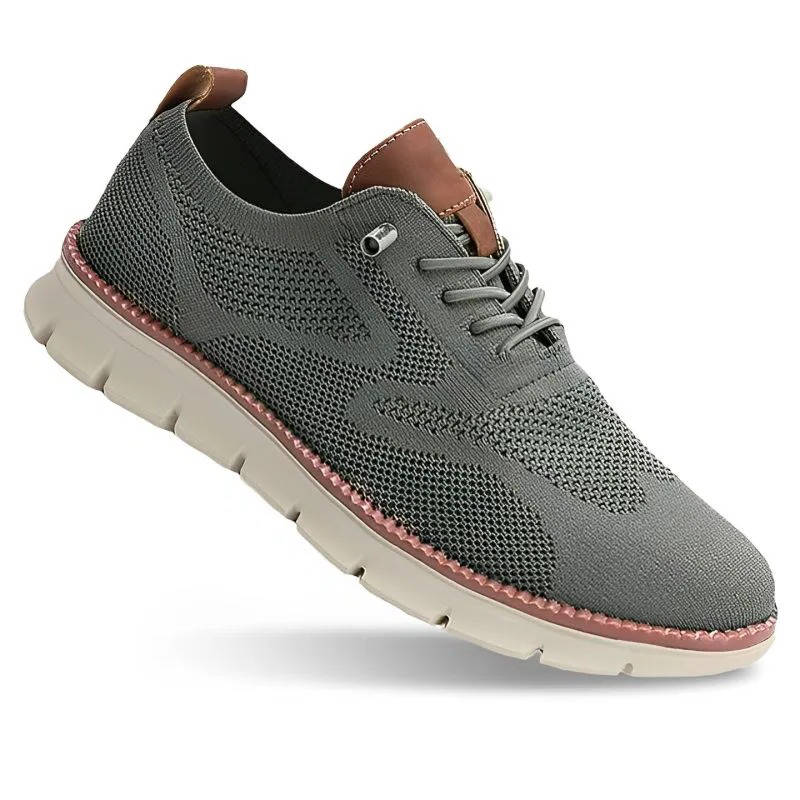Lightweight Knit Dress Shoes with Wide Toe Box and Cushioned Insole