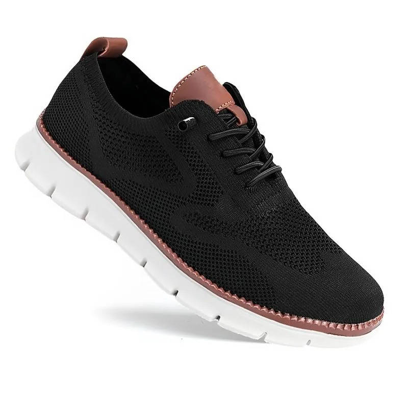 Lightweight Knit Dress Shoes with Wide Toe Box and Cushioned Insole