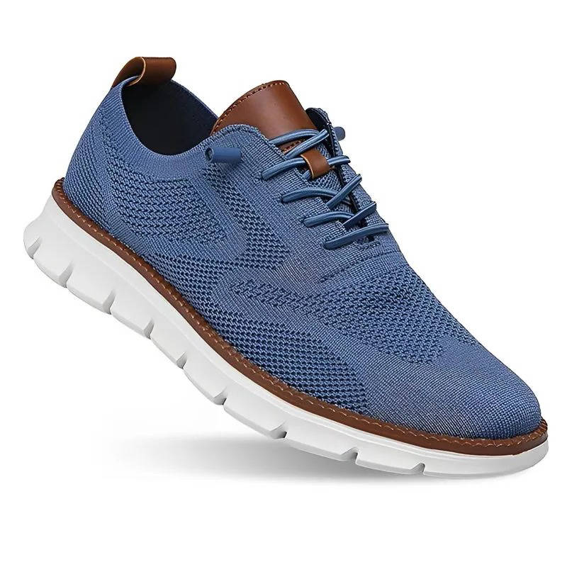 Lightweight Knit Dress Shoes with Wide Toe Box and Cushioned Insole