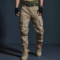 Mens Camouflage Cargo Pants, Military Style Stretch Tactical Cargo Trousers