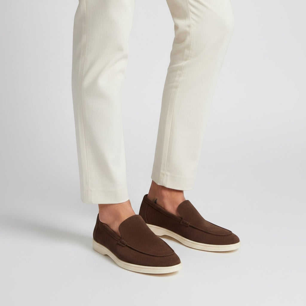 Mens Slip-On Loafers with Breathable Design