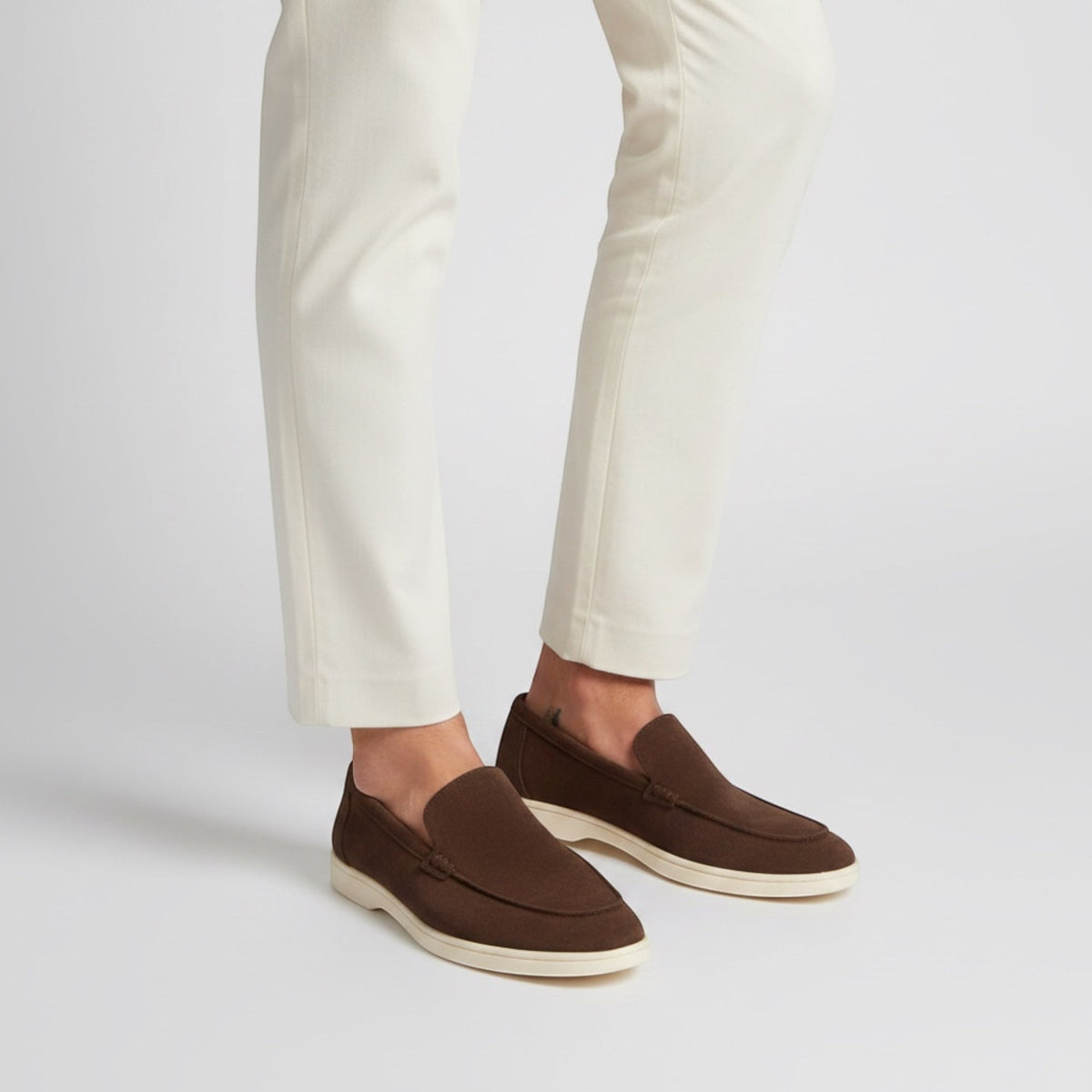 Mens Slip-On Loafers with Breathable Design