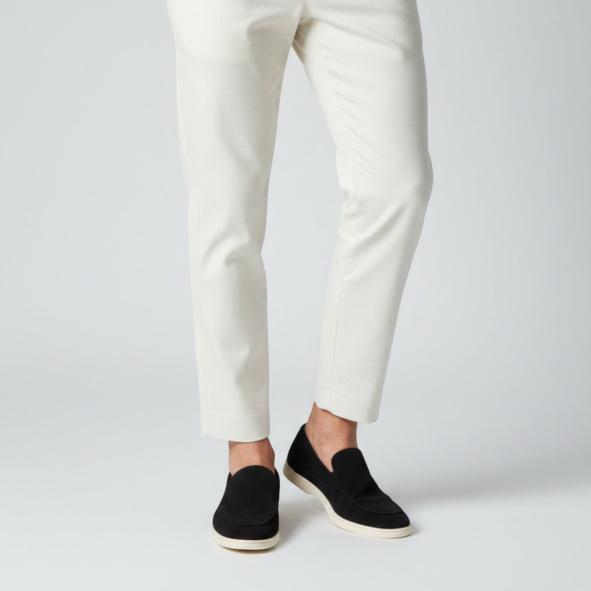 Mens Slip-On Loafers with Breathable Design