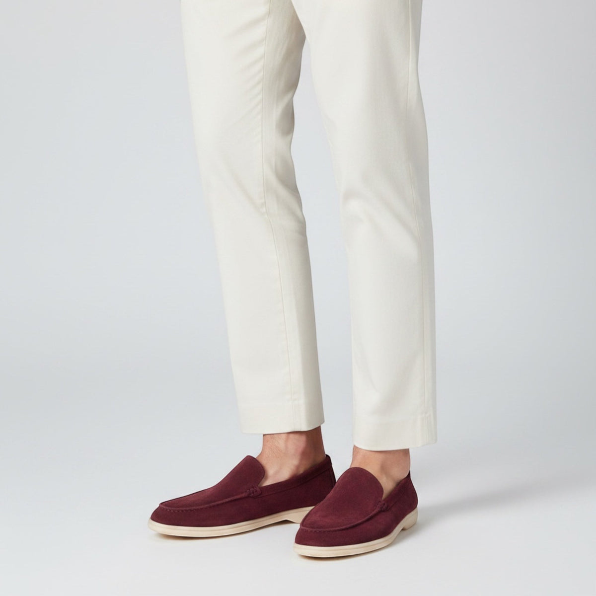 Mens Slip-On Loafers with Breathable Design