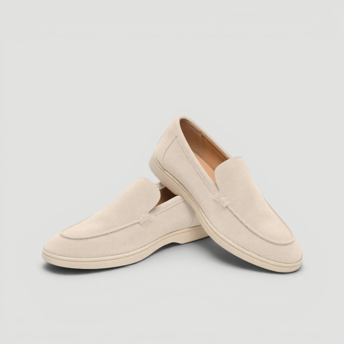 Mens Slip-On Loafers with Breathable Design