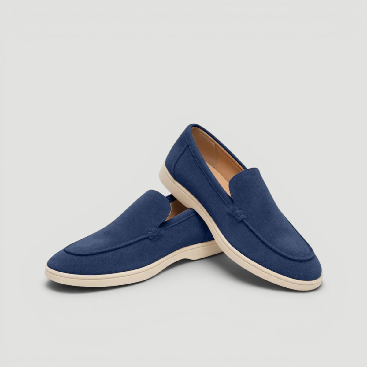 Mens Slip-On Loafers with Breathable Design
