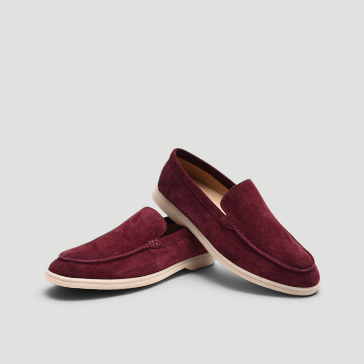 Mens Slip-On Loafers with Breathable Design