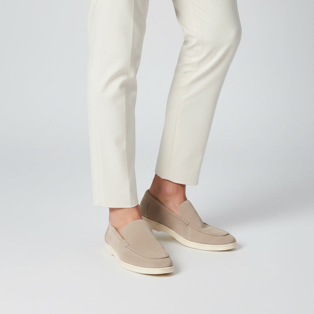 Mens Slip-On Loafers with Breathable Design