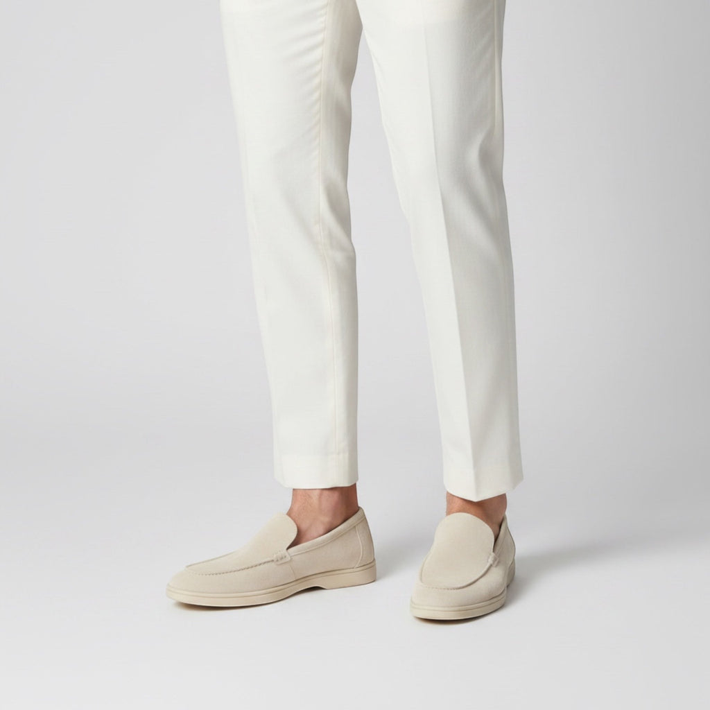 Mens Slip-On Loafers with Breathable Design